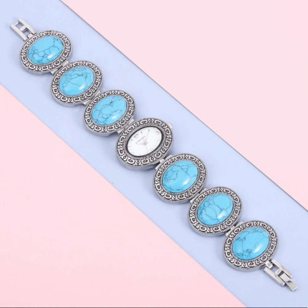 Blue Howlite Bracelet Watch